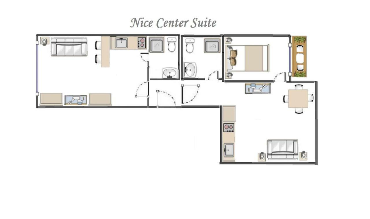 Nice Centre Flat - Modern, Quiet And Brand New Zewnętrze zdjęcie